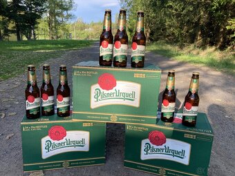 Vývozní pivo Pilsner Urquell Exportní hnědá lahev 0,33l - 3