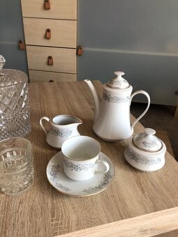 servis, malachit, sklo keramika - 3