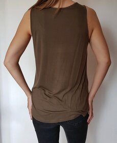 Tílko LINDEX khaki - nové - 3