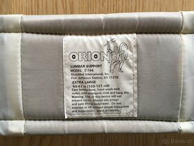 Zpevňující bederní pás Orion, bílý, velikost XL - 3