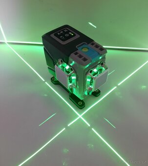 Samonivelační 3D-MULTI laser-3 x 360°-ZELENÝ+DOKLAD - 3