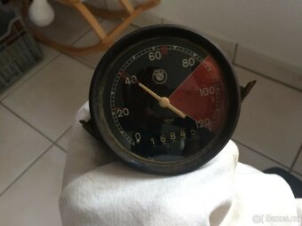 Originální tachometr BMW R12 pro vozidlo Wehrmachtu WH Krad - 3