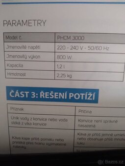 Philco kavovar novy - 3