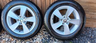 Originální alu kola Škoda Fabia 4 - zimní komplety - 3