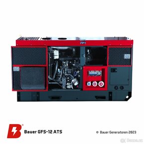 Naftová elektrocentrála GFS-12, 12 kW/15 kVA generátor - 3