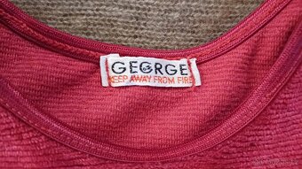 Zimní/vánoční šatičky GEORGE 74-80 - jako nové - 3