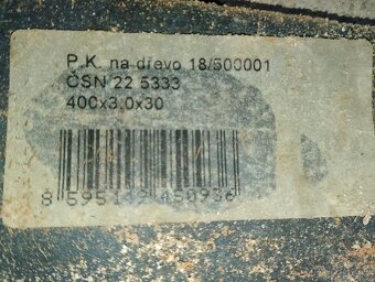 Kotouč Hanibal Pilana 400x3x30 40kv25h nepoužitý nový - 3