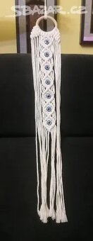 macrame závěs na květináč,macrame dekorace - 3