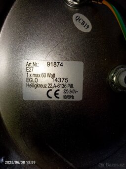 Závěsné svítidlo ALEA 1xE27/60W - 3