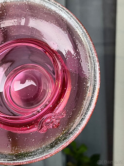 Miska 13 cm, hutní sklo, J. Taraba Lednické Rovne - 3