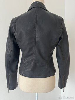 Dámská kožená bunda do pasu vel. S - 3