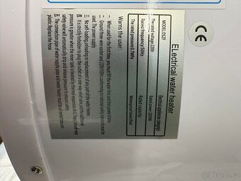 elektrický bojler (830) - 3