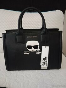 Karl Lagerfeld vysoce luxusní kožená kabelka - 3
