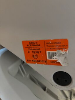 Autosedačka Britax Römer King II, 9-18 kg - 3