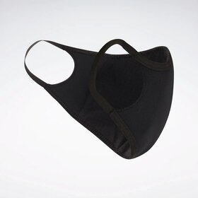 REEBOK rouška Face Covers M/L 3 in PACK (černá) - 3
