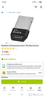 Externí disk wd black C50 1tb xbox series - 3