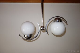 Chromovy lustr Funkcionalismus, Art Deco - 3