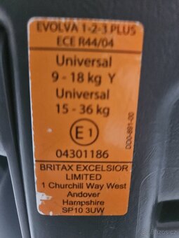 Autosedačka Britax - 3