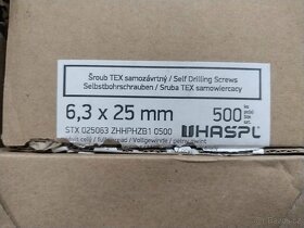 Šroub samovrtný TEX 6,3x25 ZB zápust.hlava DIN7504P - 3