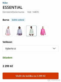 Nová běžecká bunda NIKE vel. 48/50 - 3