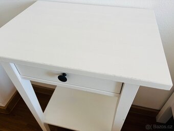 Noční stolek IKEA Hemnes bílý - 3
