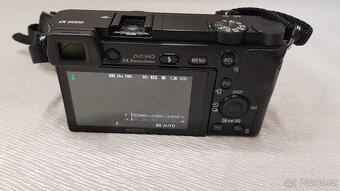 Bezzrcadlovka Sony Alpha A6000, tělo, včetně nabíječky a bat - 3