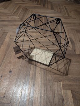 Šestihranné geometrické poličky na zeď - 3