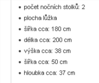 Postelová sestava - 3