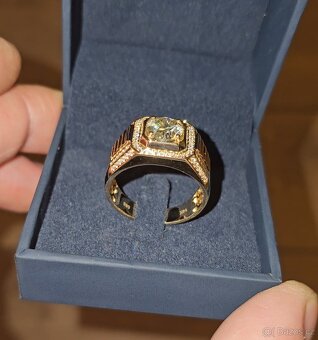 DIAMANTOVÝ PRSTEN 2.71ct. PÁNSKÝ TOP CENA - 3