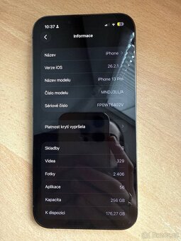 Apple iPhone 13 Pro 256 GB, v záruce, Green - 3