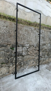 Kovová mříž s rámem 109 x 224 cm - 3