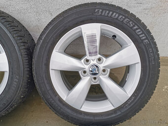 185/60R15 nová alu kola škoda rapid fabia III 6x15 5x100 ET3 - 3