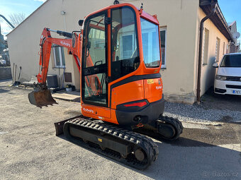 Minibagr KUBOTA U27-4, 2510mth ,PRODLOUŽENÉ RAMENO - 3