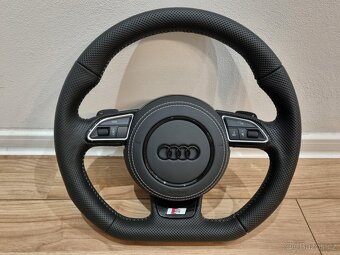 AUDI RS PERFOROVANY ZKOSENY VOLANT - 3