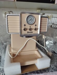 Prodám nový pákový kávovar vintage styl - 3