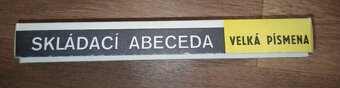Retro skládací abeceda - velká písmena - 3