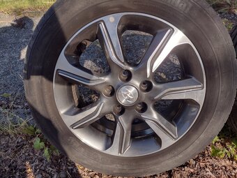 Originál ALU kola Hyundai ix20 R16 + letní pneu - 3