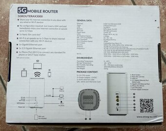 5G router STRONG 5GROUTERAX3000 SLEVA 50% - 3