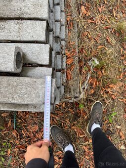 Palisáda kulatá s dutinou uprostřed 60cm 12cm průměr - 3