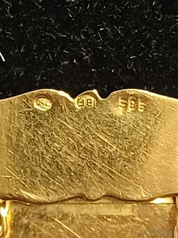 zlatý náramek 585/1000 14kt - 3