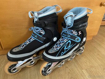 K2 Athena Alu inline brusle + chrániče vel. 39,5 - 3