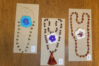 Nabídka náhrdelníků z přírodních materiálů - 3