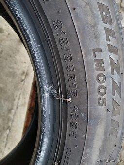 215/65/17 zimni pneu conti bridgestone 215/65 R17 - 3