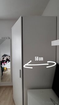 Šatní rohová skříň Kika - 3