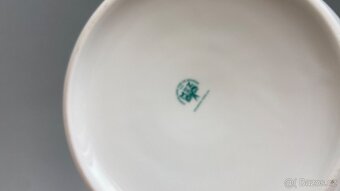 Mísa na polévku husy, modrá linka, český porcelán - 3