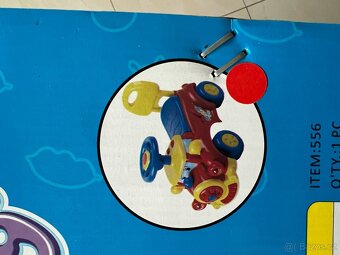 Dětské odrážedlo s pískátkem Bayo vláček NOVÉ - 3