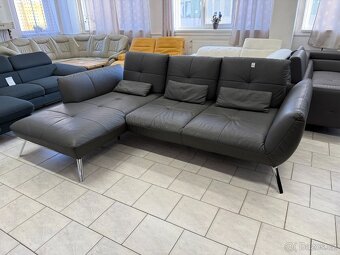 Sedací souprava rohová - kožená NEPOUŽITÁ - 3