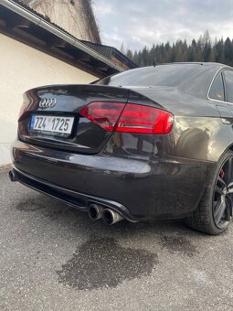 AUDI A4 B8 3.0 TDI S4 LOOK výfuk s el.klapkou hezká výbava - 3