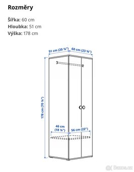 Šatní skříň IKEA - 3