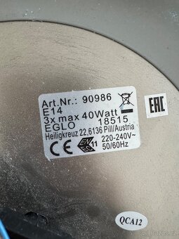 Bodové svítidlo z řady ENEA EGLO 90986/Lustr - 3